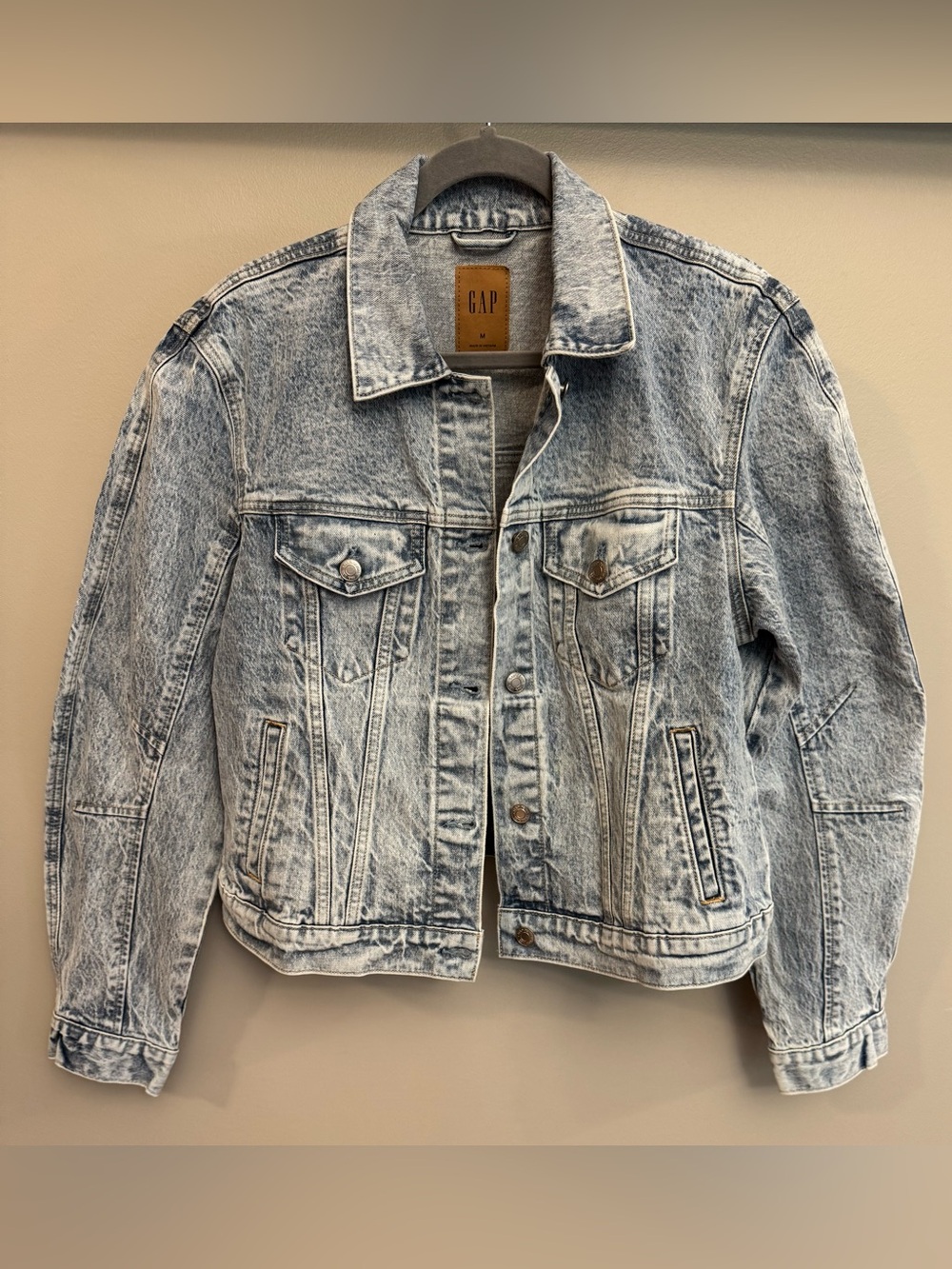 GAP Acid Wash Blue Denim Jacket
